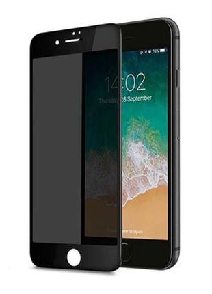 Захисне скло privacy tempered glass для iphone 6/6s black