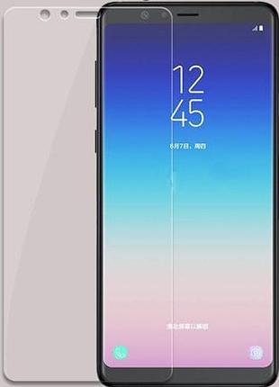 Гидрогелевая защитная пленка на samsung galaxy a8 star на весь экран прозрачная