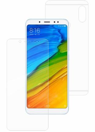 Гидрогелевая защитная пленка на xiaomi redmi note 5 на весь экран прозрачная
