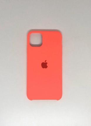 Чехол-накладка s-case для apple iphone 11 pro (цвет коралловый)