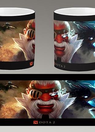 Чашка белая керамическая "dota 2" дота 2 ост