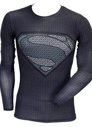 Рашгард компрессионный супермен (l) top bear abc серый1 фото