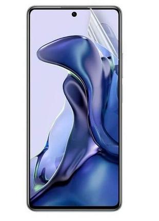 Гідрогелева захисна плівка crystal mirror на xiaomi mi 12x на весь екран прозора