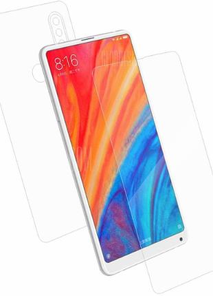 Гидрогелевая защитная пленка ост на xiaomi mi mix 2s (на весь экран, прозрачная)