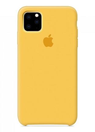 Чохол-накладка s-case для apple iphone 11 pro max (колір жовтий)