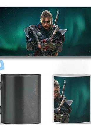 Чашка хамелеон assassin's creed valhalla print four  ост