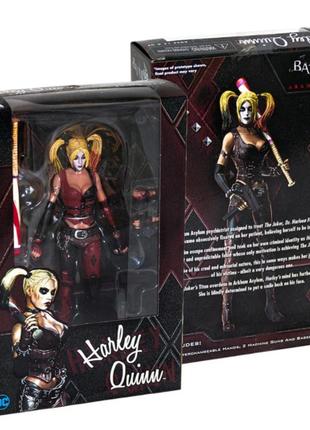 Коллекционная фигурка harley quinn из игры "batman arkham neca"3 фото