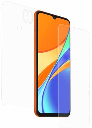 Гидрогелевая защитная пленка на xiaomi redmi 9c на весь экран прозрачная