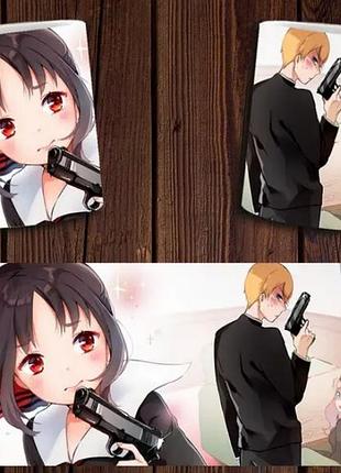 Чашка белая керамическая с принтом аниме "kaguya sama: love is war" пані кагуя: у коханні як на війні  ост