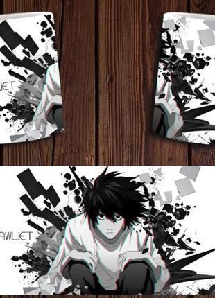 Чашка белая керамическая "тетрадь смерти" death note  ост