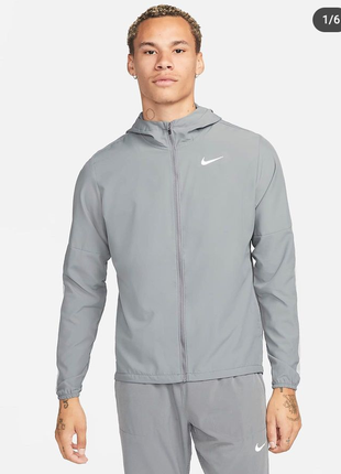 Чоловіча кофта - вітровка nike flex dri fit running jacket3 фото