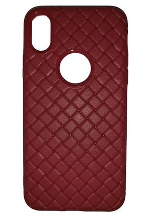 Чехол накладка elite case для iphone x\xs (цвет красный)