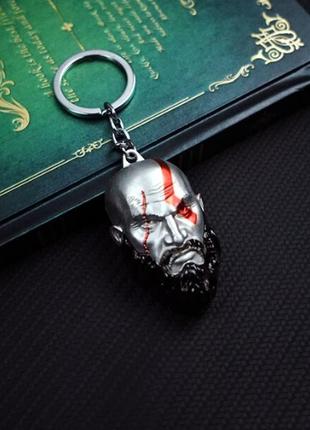 Брелок для ключей god of war голова кратоса ост