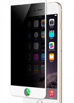 Захисне скло privacy tempered glass для iphone 6/6s white