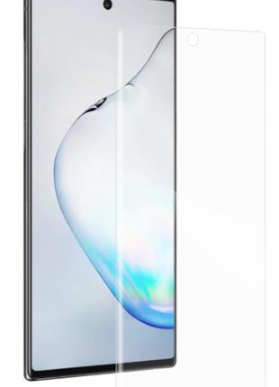 Гідрогелева захисна плівка на samsung galaxy note 10+ 5g на весь екран прозора