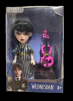 Кукла маленькая wednesday addams abc