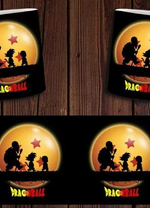 Чашка белая керамическая "dragon ball" жемчуг дракона ост