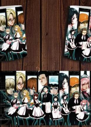 Чашка белая керамическая "врата штейна" steins;gate ост