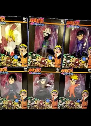 Наручно набір фігурок "naruto" ост 6 штук