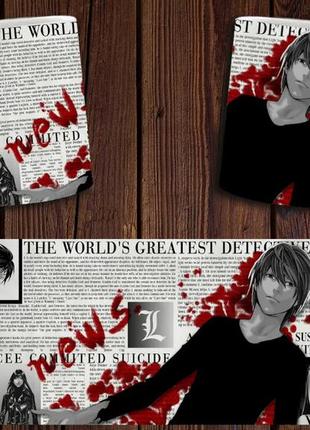 Чашка белая керамическая "тетрадь смерти" death note  ост