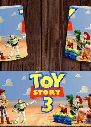 Чашка біла керамічна "історія іграшок" toy story ост