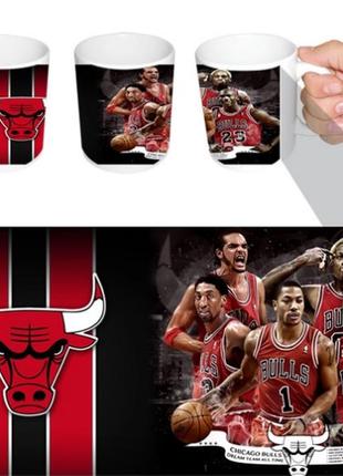 Чашка белая chicago bulls  ост
