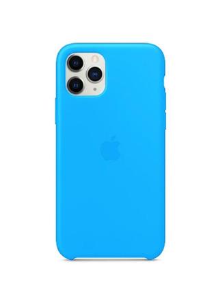 Чохол-накладка s-case для apple iphone 11 pro (колір блакитний)