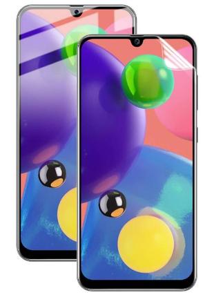 Гидрогелевая защитная пленка на samsung galaxy a70s на весь экран прозрачная