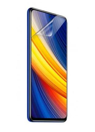 Гідрогелева захисна плівка crystal mirror на xiaomi poco x5 на весь екран прозора