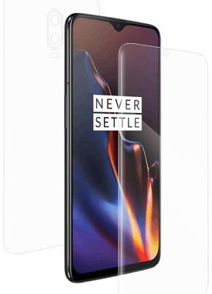 Гидрогелевая защитная пленка на oneplus 6t на весь экран прозрачная