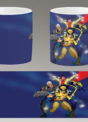 Чашка біла керамічна "люди ікс" x-men ост