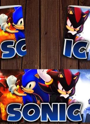 Чашка біла керамічна "sonic" соник ост
