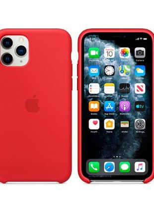 Чехол-накладка s-case для apple iphone 11 pro (цвет красный)