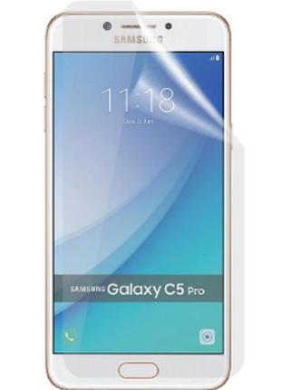 Гідрогелева захисна плівка aurora aaa на samsung galaxy c5 pro на весь екран прозора