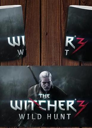 Чашка біла керамічна з принтом "відьмак" witcher ост