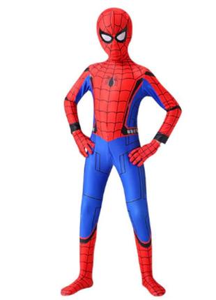 Костюм людина - павук повернення додому класичний (спандекс матеріал, розмір s: 110-120 см) ост