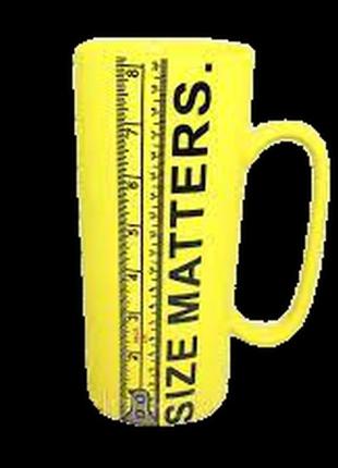 Кружка гигант size matters 20cм (1л) ост