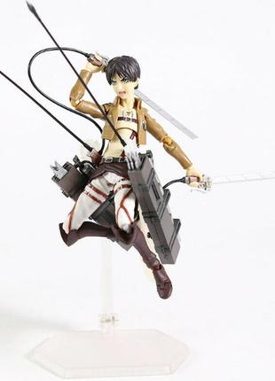 Фігурка колекційна ерен джегер "атака на титанів. attack on titan" (висота 14 см) ост