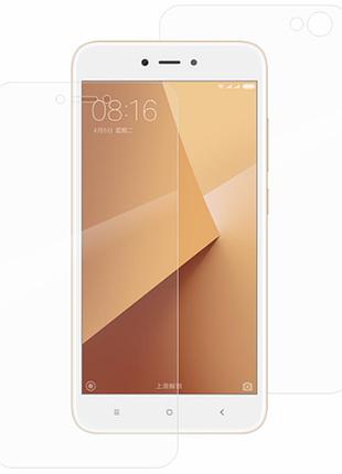 Гідрогелева захисна плівка на xiaomi redmi note 5a на весь екран прозора