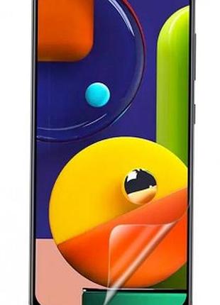 Гидрогелевая защитная пленка crystal mirror на samsung galaxy m32 на весь экран прозрачная
