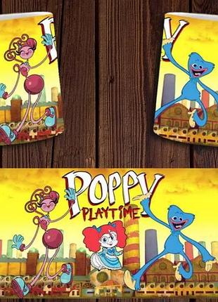 Чашка белая керамическая "хаги ваги" poppy playtime ост