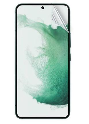 Гидрогелевая защитная пленка crystal mirror на samsung galaxy s22 ultra 5g на весь экран прозрачная