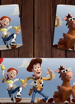 Чашка біла керамічна "історія іграшок" toy story ост
