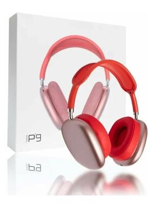 Бездротові bluetooth-навушники p9 stereo abc червоні