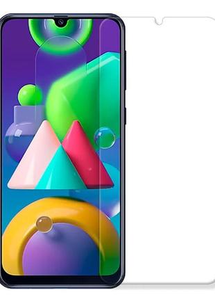 Гідрогелева захисна плівка на samsung galaxy m21 на весь екран прозора
