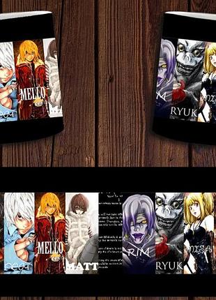 Чашка белая керамическая "тетрадь смерти" death note  ост