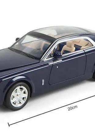 Металева машинка rolls royce coupe масштаб 1:24 abc