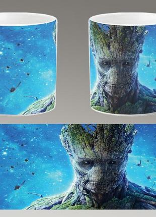 Чашка белая керамическая "грут" groot abc