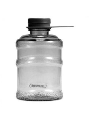 Пляшка для води спортивна remax rcup-15 water bucket (колір чорний, матеріал пластик)1 фото