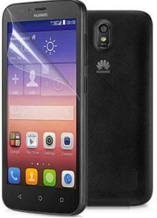 Гидрогелевая защитная пленка ост на huawei y625 (на весь экран, прозрачная)